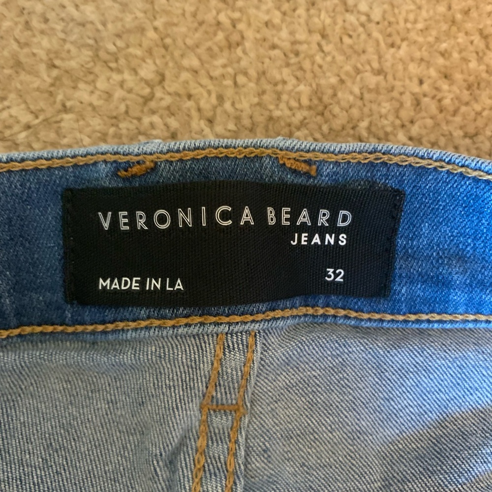 Veronica Beard Giselle Flare Extra High Rise Jeans 32 14 Astra Womens - Picture 3 of 4